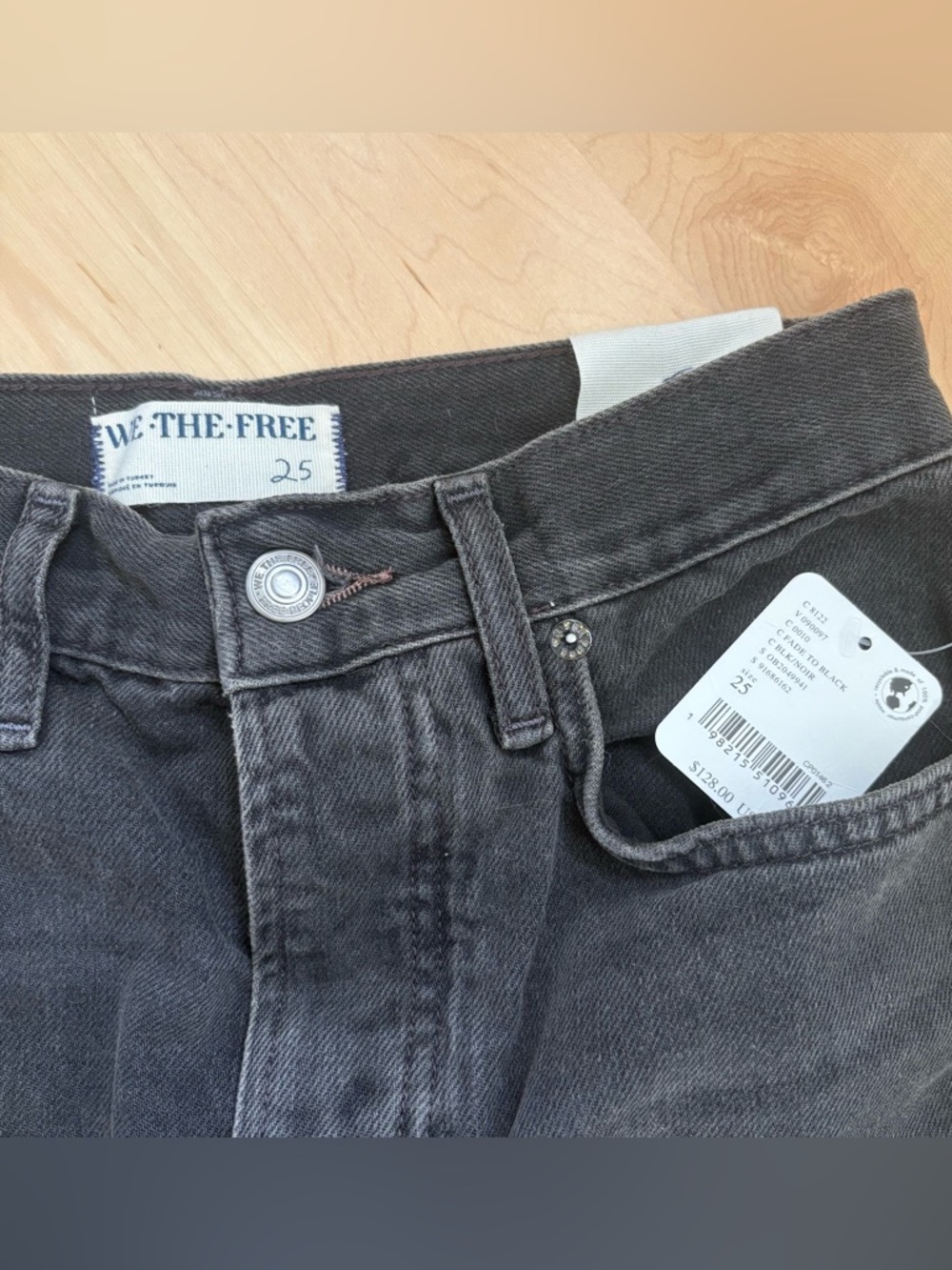 NWT Free People Ripple wide leg crop jeans - Picture 6 of 15